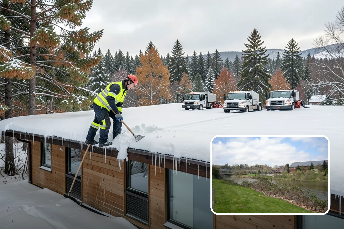 Winter Property Monitoring in Tukwila, King County, WA - Catches ice risk before snow even falls