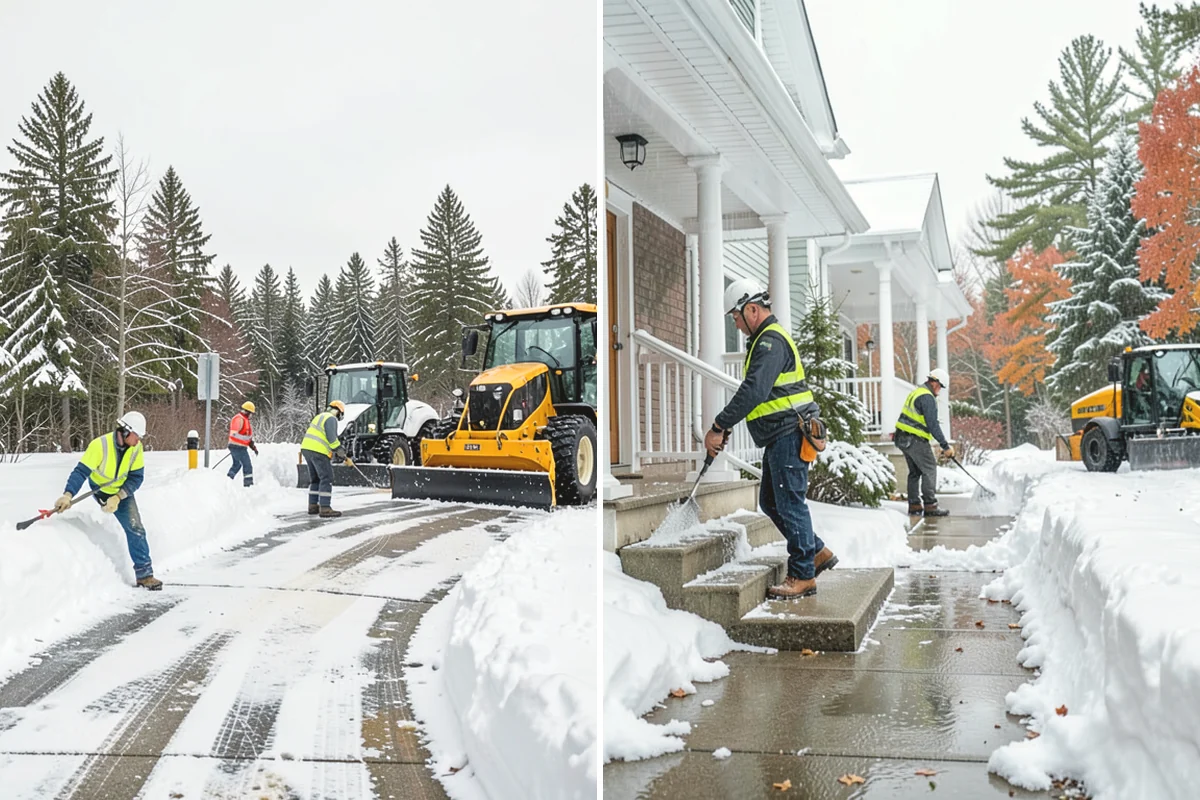 Winter Property Monitoring in Tukwila, King County, WA - Set the property zones and risk points to watch