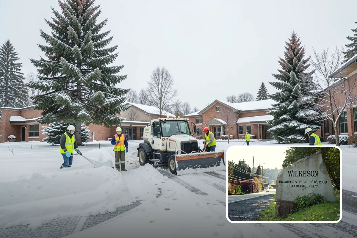 Winter Property Monitoring in Wilkeson, Pierce County, WA - Catches ice risk before snow even falls