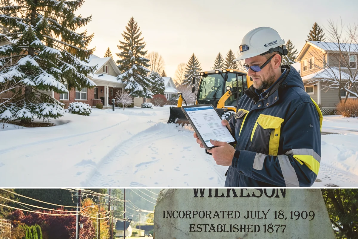 Winter Property Monitoring in Wilkeson, Pierce County, WA - Runs continuously through the winter season when overnight refreeze and sudden storms are the biggest threats.