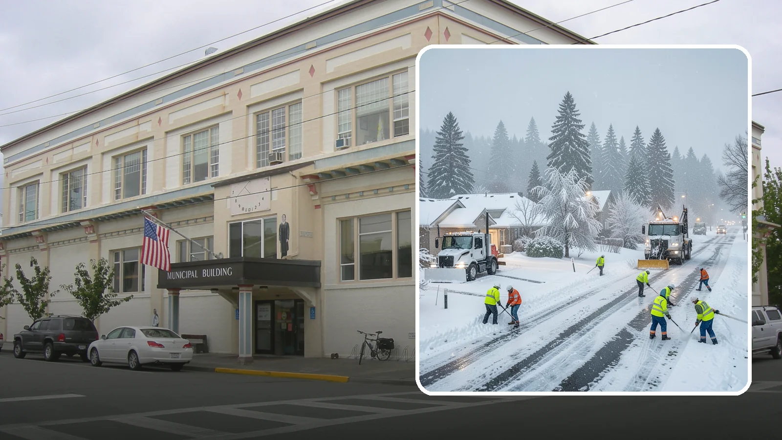 Winter Storm Cleanup in Anacortes, Skagit County, WA - After a winter storm passes, we handle the full cleanup so your driveway, lot, and walkways are clear and safe again.