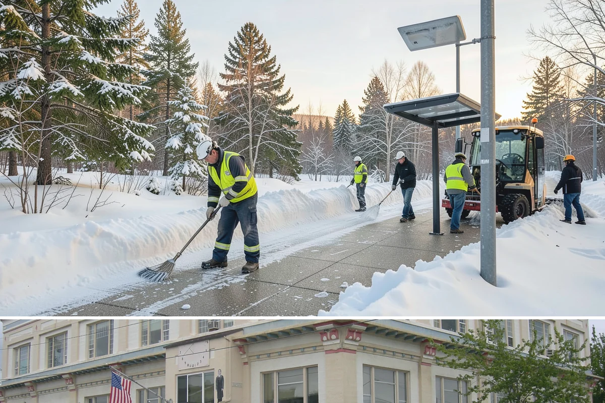 Winter Storm Cleanup in Anacortes, Skagit County, WA - Cleanup demand peaks in the days following each significant snowfall from late November through February.