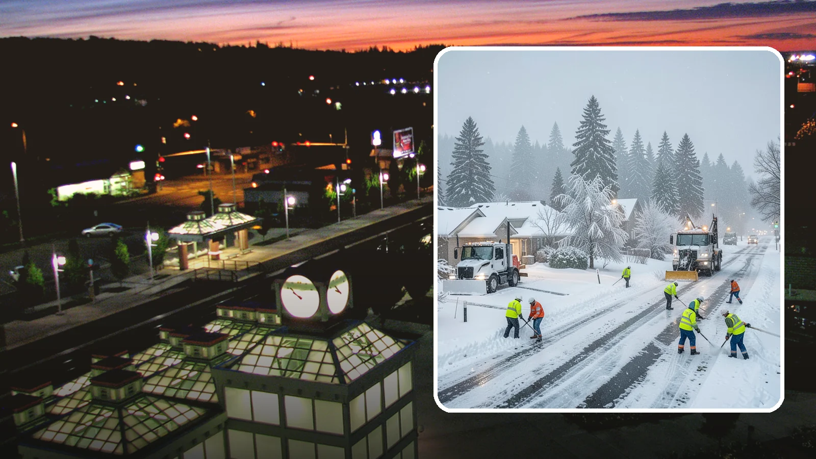 Winter Storm Cleanup in Auburn, King County, WA - After a winter storm passes, we handle the full cleanup so your driveway, lot, and walkways are clear and safe again.