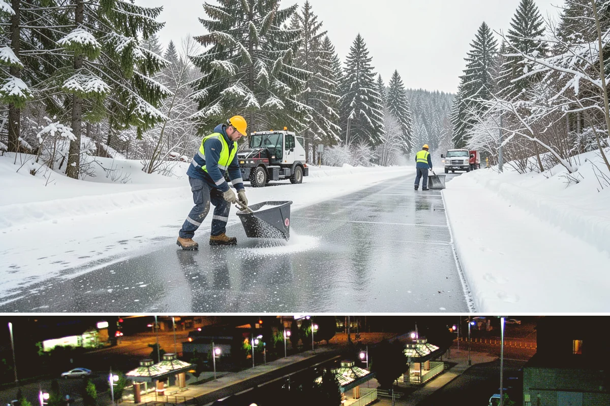 Winter Storm Cleanup in Auburn, King County, WA - Cleanup demand peaks in the days following each significant snowfall from late November through February.