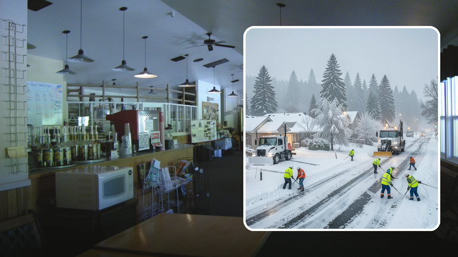 Winter Storm Cleanup in Black Diamond, King County, WA - After a winter storm passes, we handle the full cleanup so your driveway, lot, and walkways are clear and safe again.