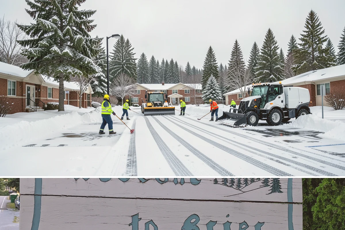 Winter Storm Cleanup in Brier, Snohomish County, WA - Cleanup demand peaks in the days following each significant snowfall from late November through February.