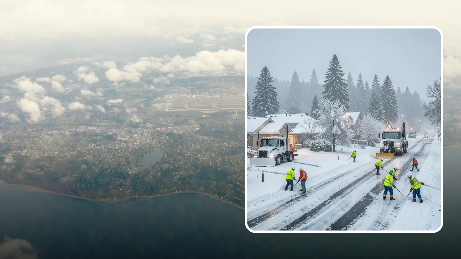 Winter Storm Cleanup in Burien, King County, WA - After a winter storm passes, we handle the full cleanup so your driveway, lot, and walkways are clear and safe again.