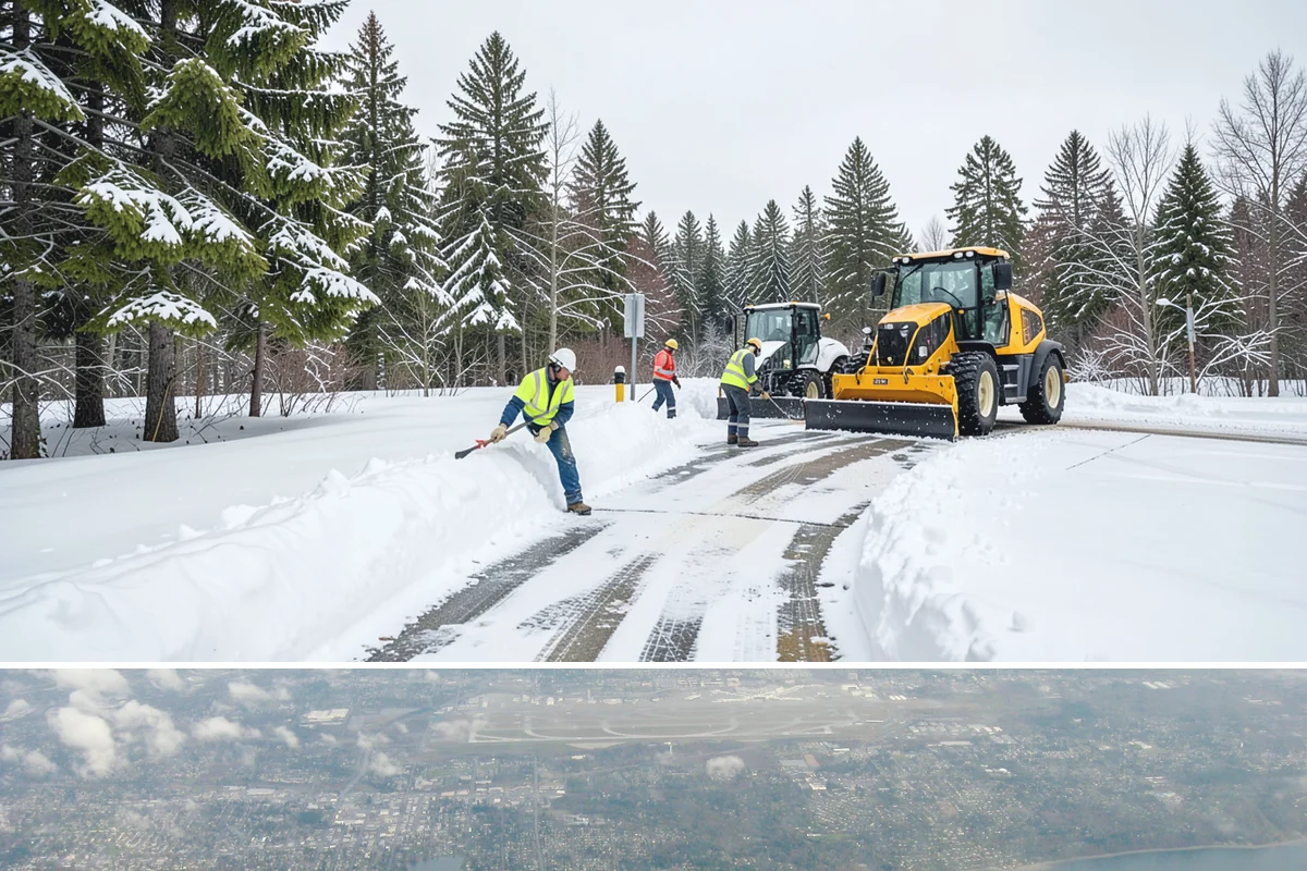 Winter Storm Cleanup in Burien, King County, WA - Cleanup demand peaks in the days following each significant snowfall from late November through February.