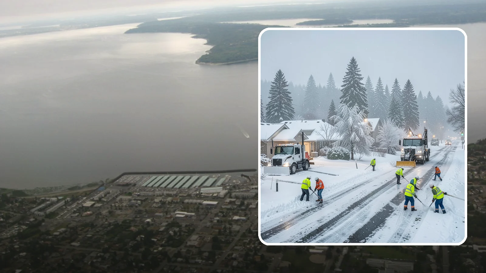 Winter Storm Cleanup in Des Moines, King County, WA - After a winter storm passes, we handle the full cleanup so your driveway, lot, and walkways are clear and safe again.