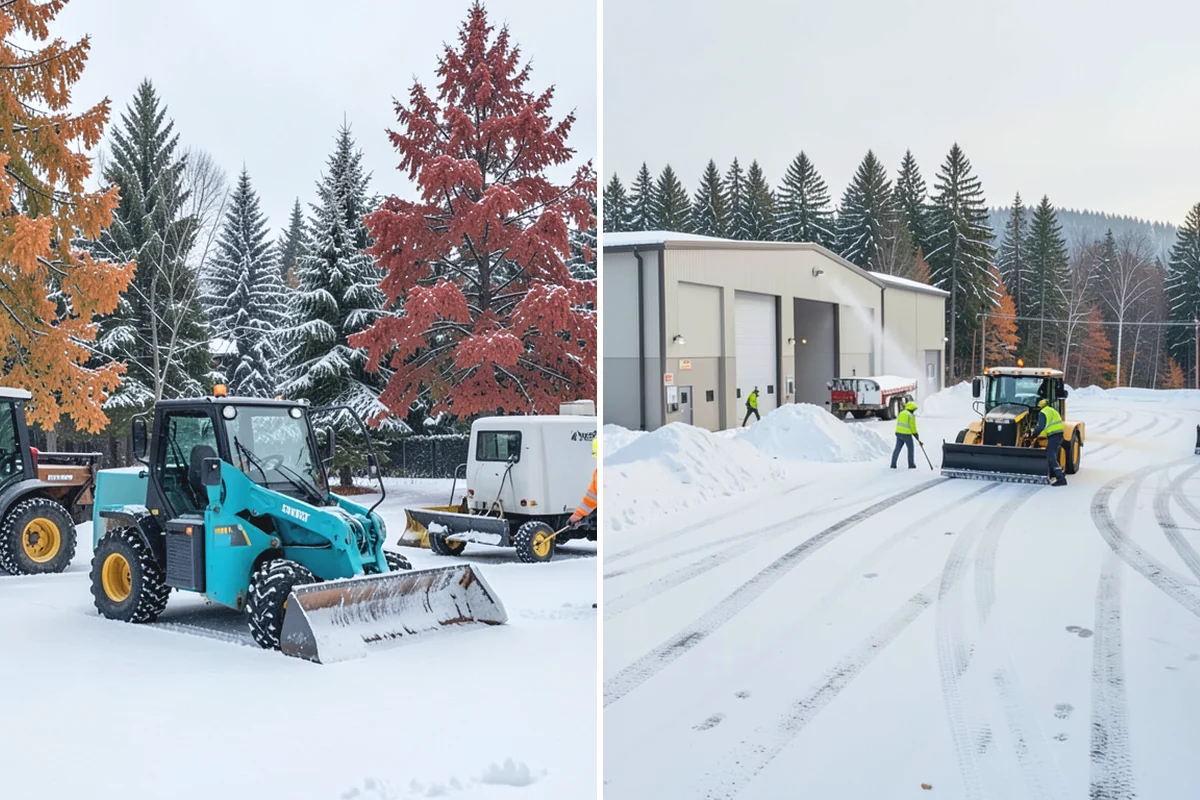 Winter Storm Cleanup in Des Moines, King County, WA - Assess the property for berms, ice, and missed areas