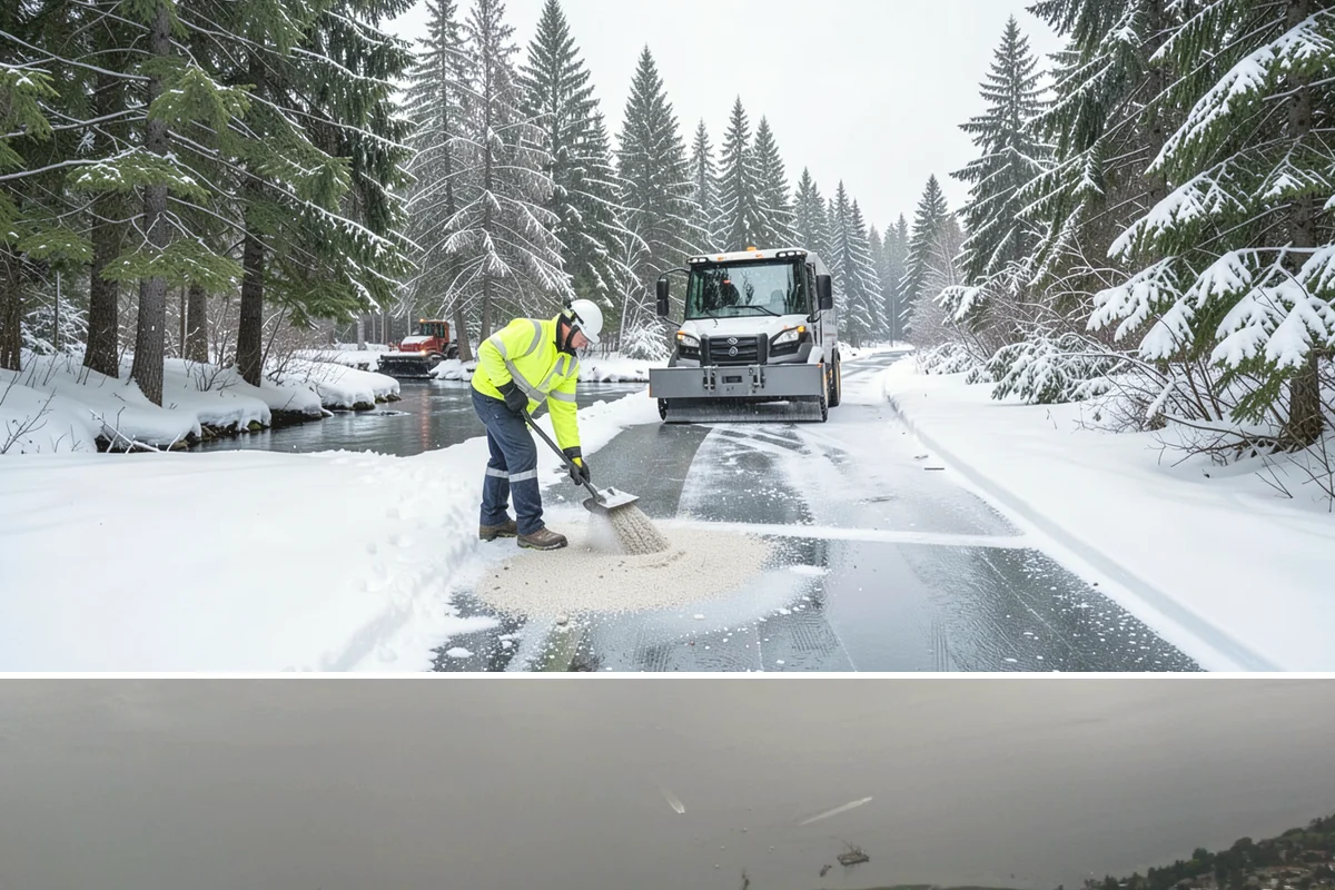 Winter Storm Cleanup in Des Moines, King County, WA - Cleanup demand peaks in the days following each significant snowfall from late November through February.