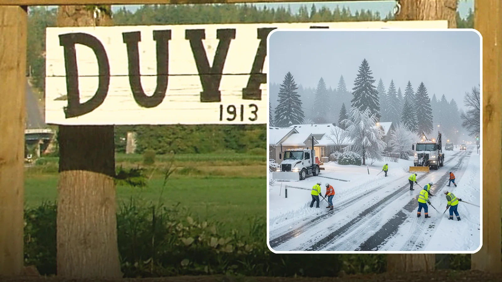 Winter Storm Cleanup in Duvall, King County, WA - After a winter storm passes, we handle the full cleanup so your driveway, lot, and walkways are clear and safe again.