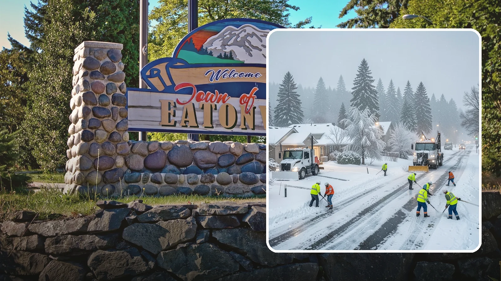 Winter Storm Cleanup in Eatonville, Pierce County, WA - After a winter storm passes, we handle the full cleanup so your driveway, lot, and walkways are clear and safe again.