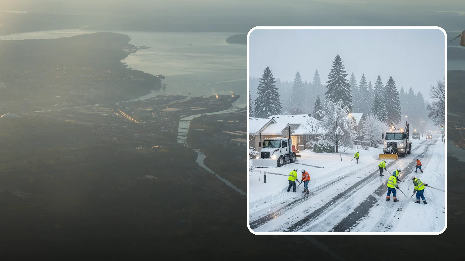 Winter Storm Cleanup in Fife, Pierce County, WA - After a winter storm passes, we handle the full cleanup so your driveway, lot, and walkways are clear and safe again.