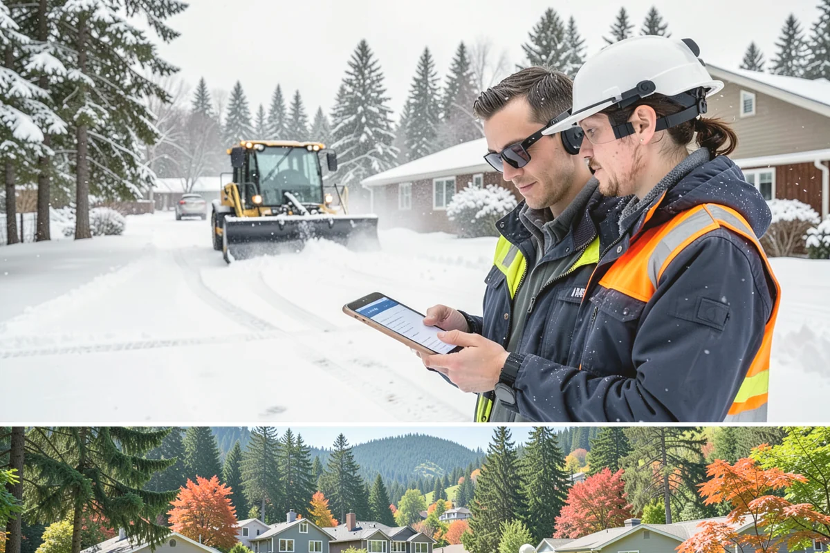 Winter Storm Cleanup in Fircrest, Pierce County, WA - Cleanup demand peaks in the days following each significant snowfall from late November through February.