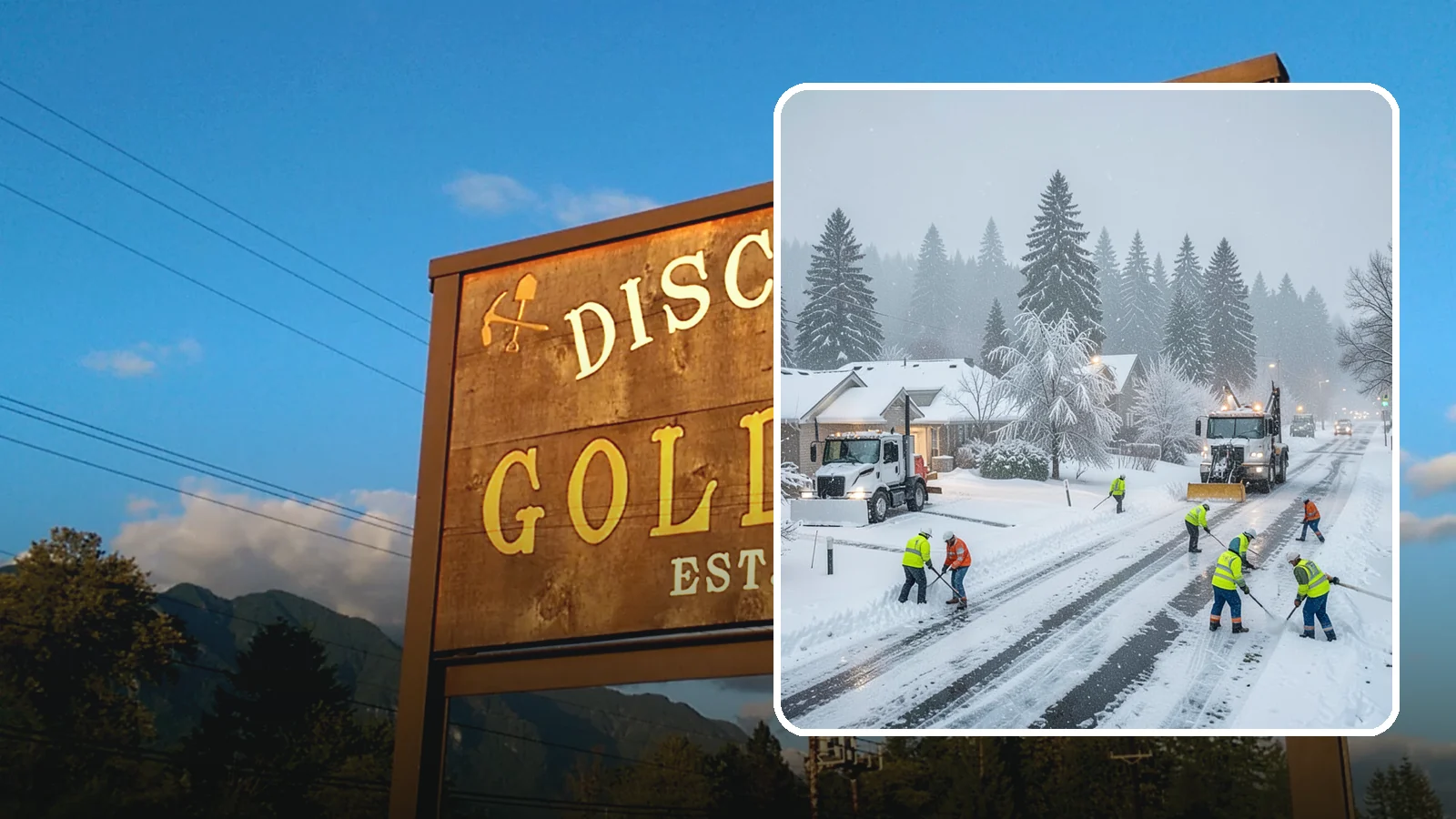 Winter Storm Cleanup in Gold Bar, Snohomish County, WA - After a winter storm passes, we handle the full cleanup so your driveway, lot, and walkways are clear and safe again.