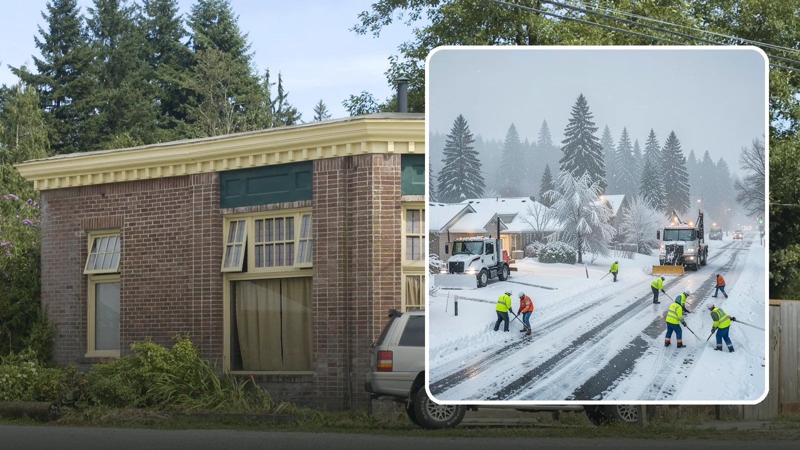 Winter Storm Cleanup in Hamilton, Skagit County, WA - After a winter storm passes, we handle the full cleanup so your driveway, lot, and walkways are clear and safe again.