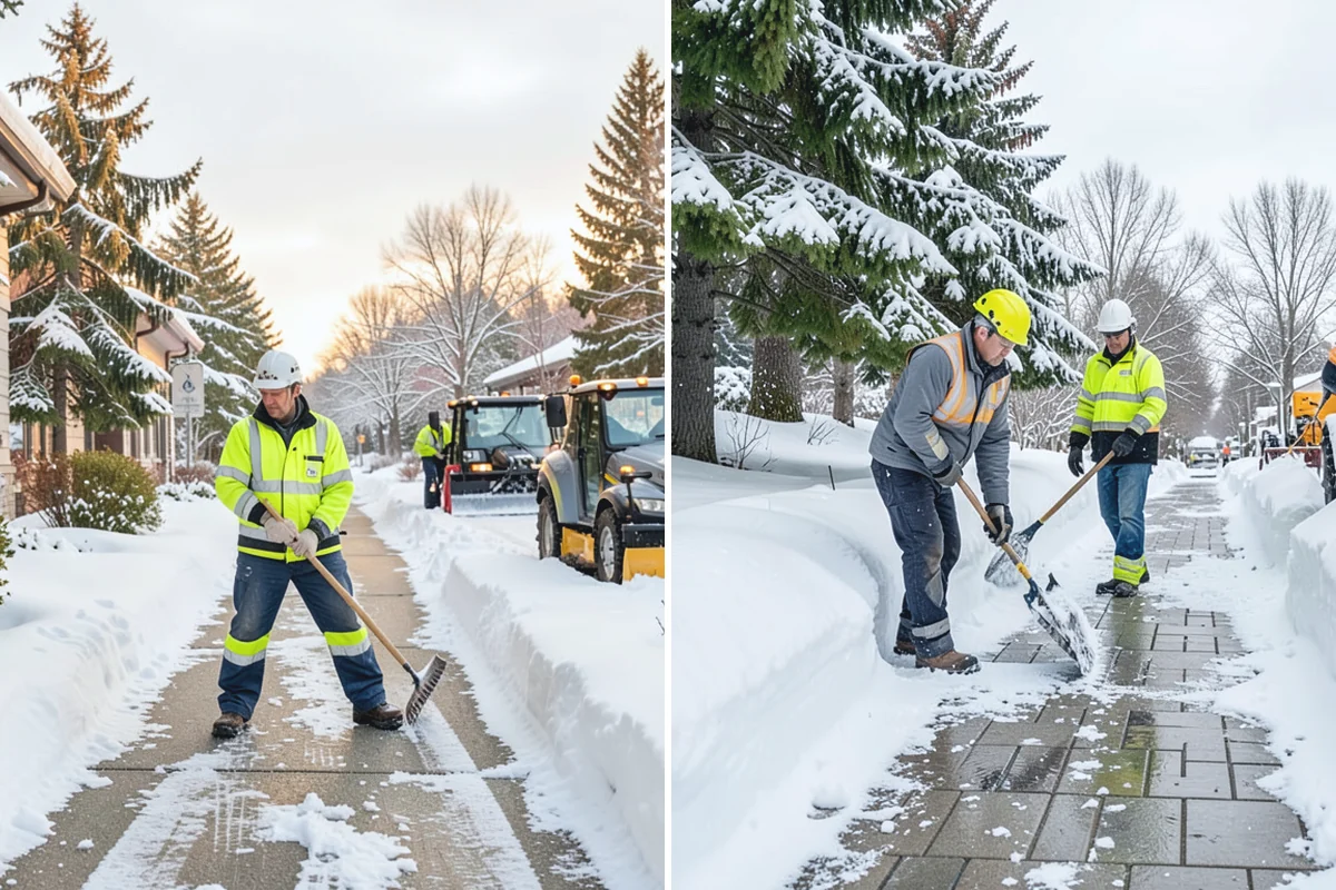 Winter Storm Cleanup in Hamilton, Skagit County, WA - Assess the property for berms, ice, and missed areas