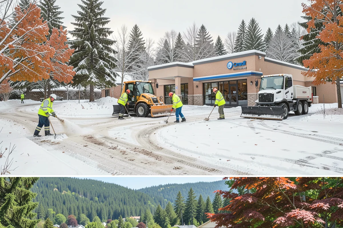 Winter Storm Cleanup in Index, Snohomish County, WA - Cleanup demand peaks in the days following each significant snowfall from late November through February.