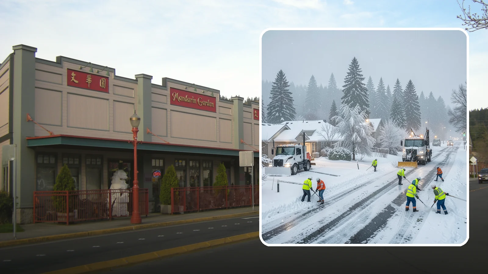 Winter Storm Cleanup in Issaquah, King County, WA - After a winter storm passes, we handle the full cleanup so your driveway, lot, and walkways are clear and safe again.