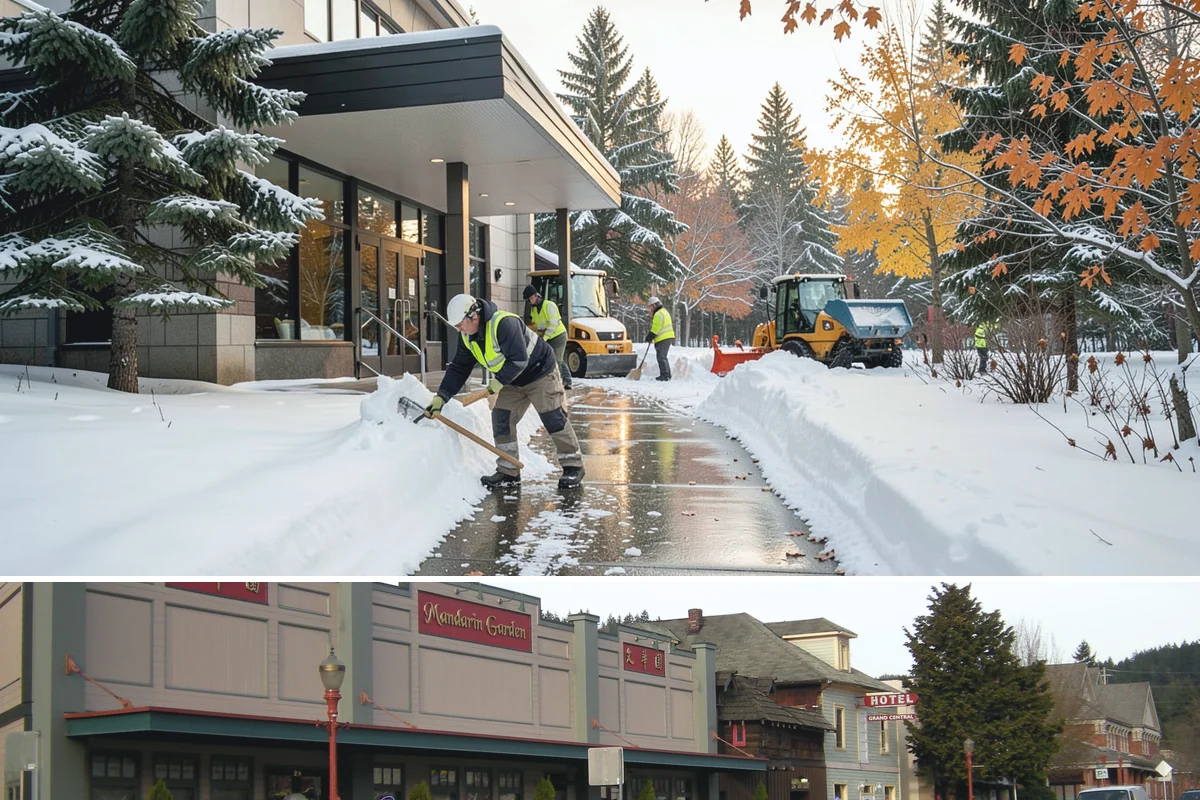 Winter Storm Cleanup in Issaquah, King County, WA - Cleanup demand peaks in the days following each significant snowfall from late November through February.