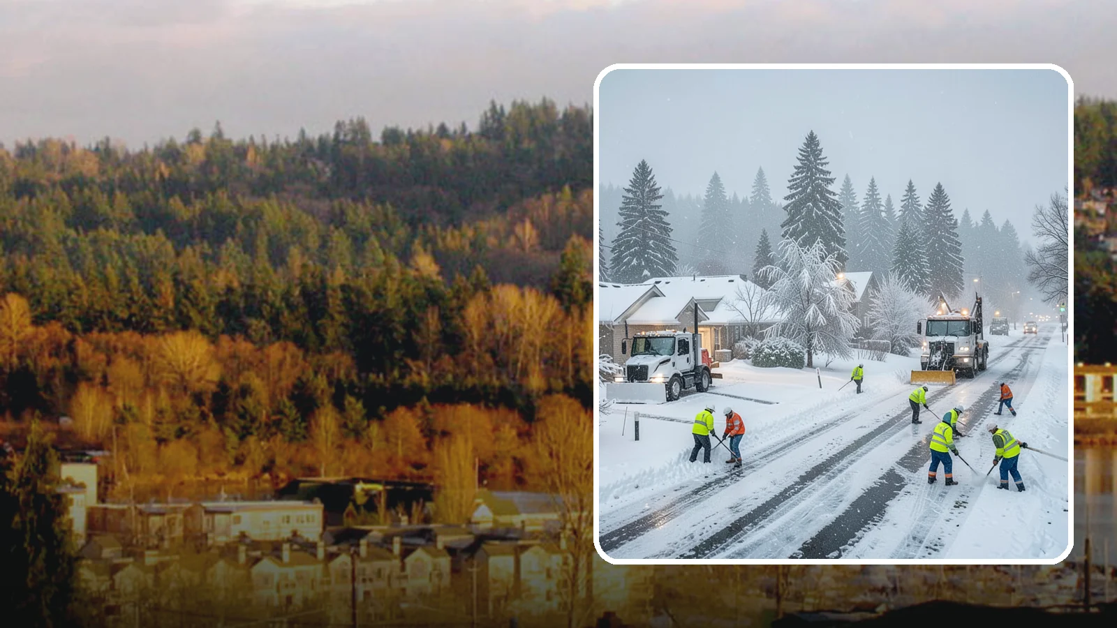 Winter Storm Cleanup in Kenmore, King County, WA - After a winter storm passes, we handle the full cleanup so your driveway, lot, and walkways are clear and safe again.