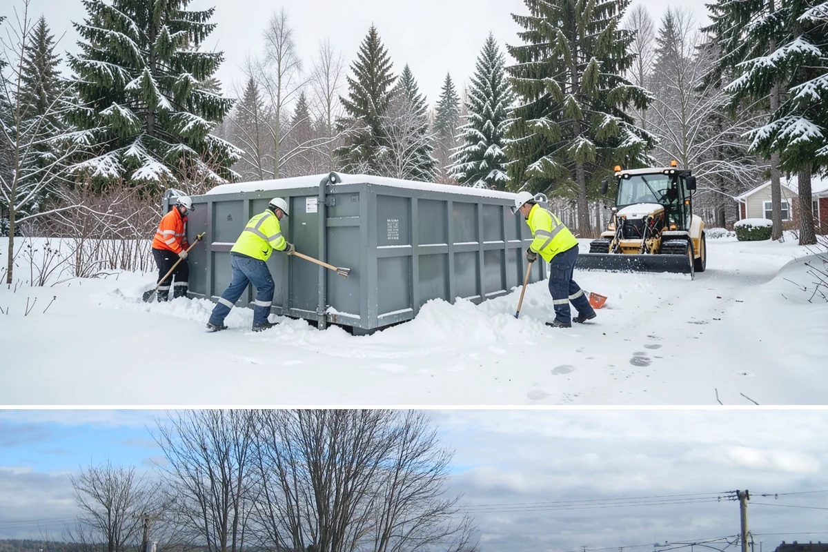 Winter Storm Cleanup in Langley, Island County, WA - Cleanup demand peaks in the days following each significant snowfall from late November through February.