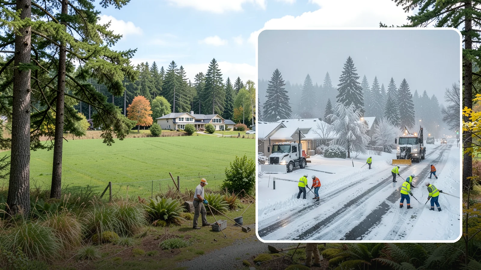 Winter Storm Cleanup in Lyman, Skagit County, WA - After a winter storm passes, we handle the full cleanup so your driveway, lot, and walkways are clear and safe again.