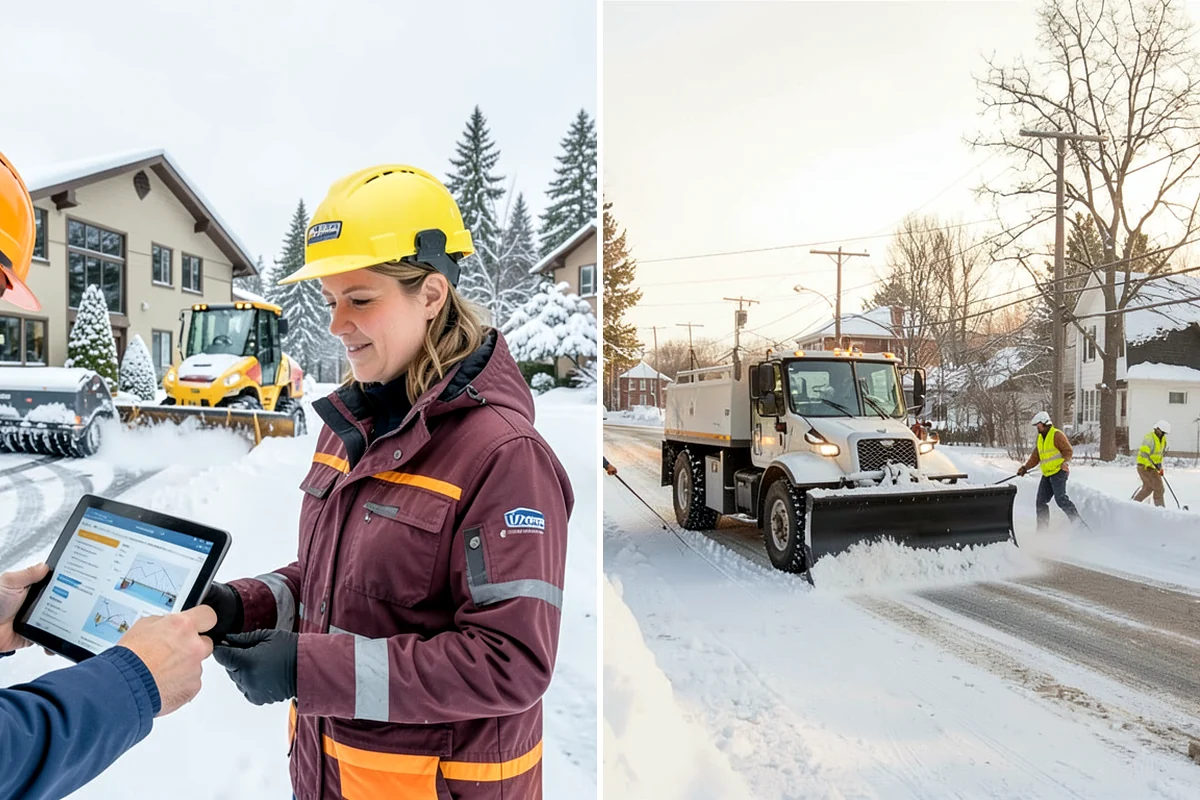 Winter Storm Cleanup in Lyman, Skagit County, WA - Assess the property for berms, ice, and missed areas