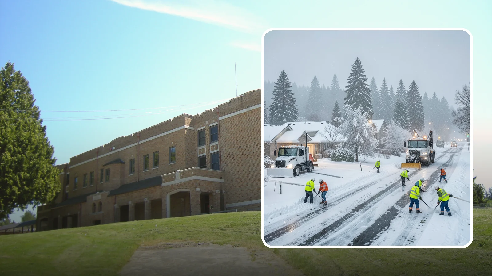 Winter Storm Cleanup in Maple Valley, King County, WA - After a winter storm passes, we handle the full cleanup so your driveway, lot, and walkways are clear and safe again.