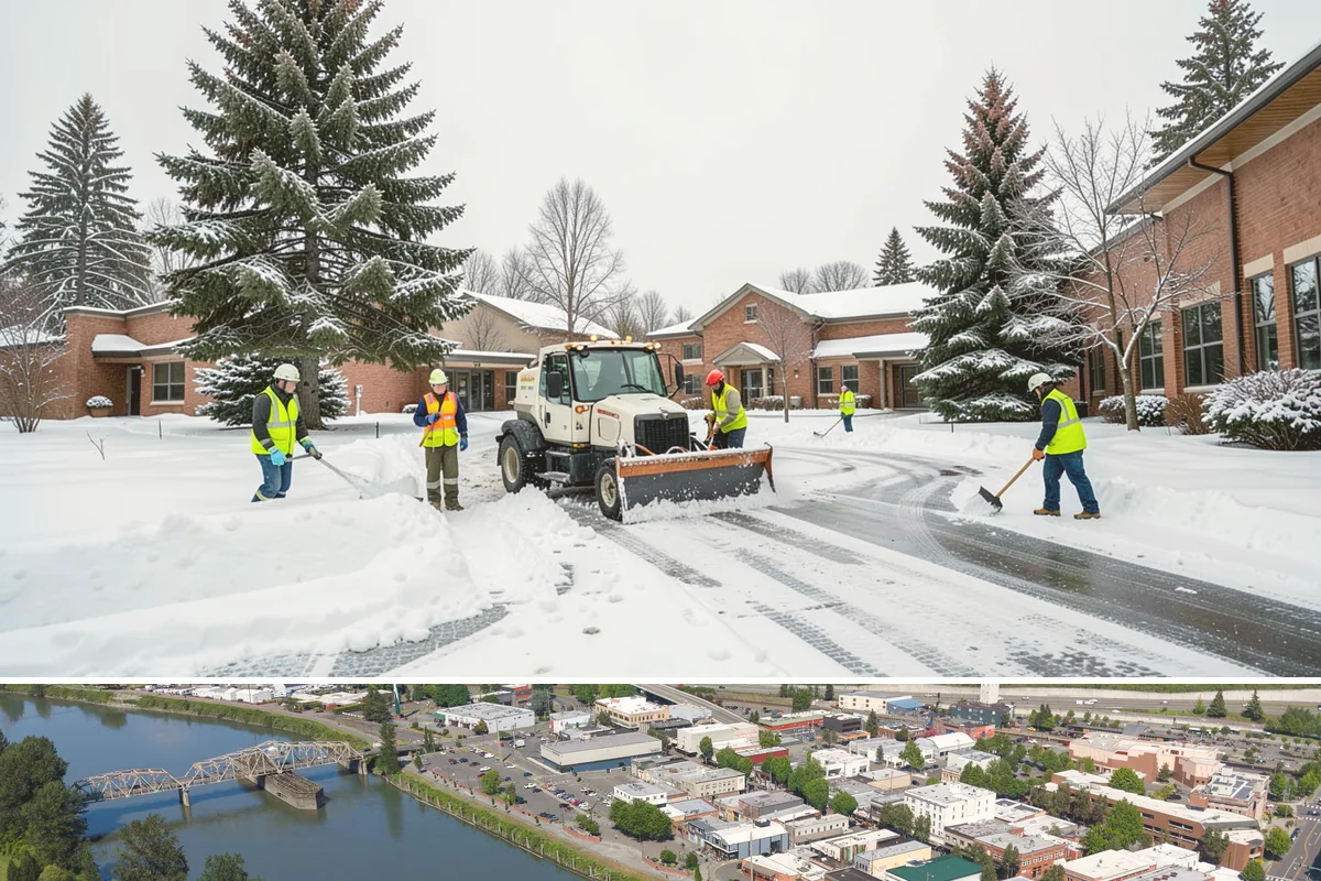 Winter Storm Cleanup in Mount Vernon, Skagit County, WA - Cleanup demand peaks in the days following each significant snowfall from late November through February.