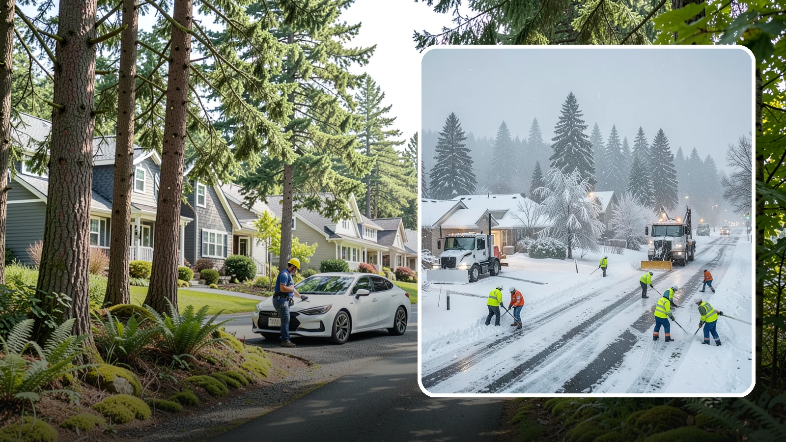 Winter Storm Cleanup in Normandy Park, King County, WA - After a winter storm passes, we handle the full cleanup so your driveway, lot, and walkways are clear and safe again.