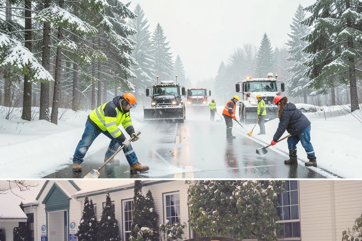 Winter Storm Cleanup in Pacific, King County, WA - Cleanup demand peaks in the days following each significant snowfall from late November through February.