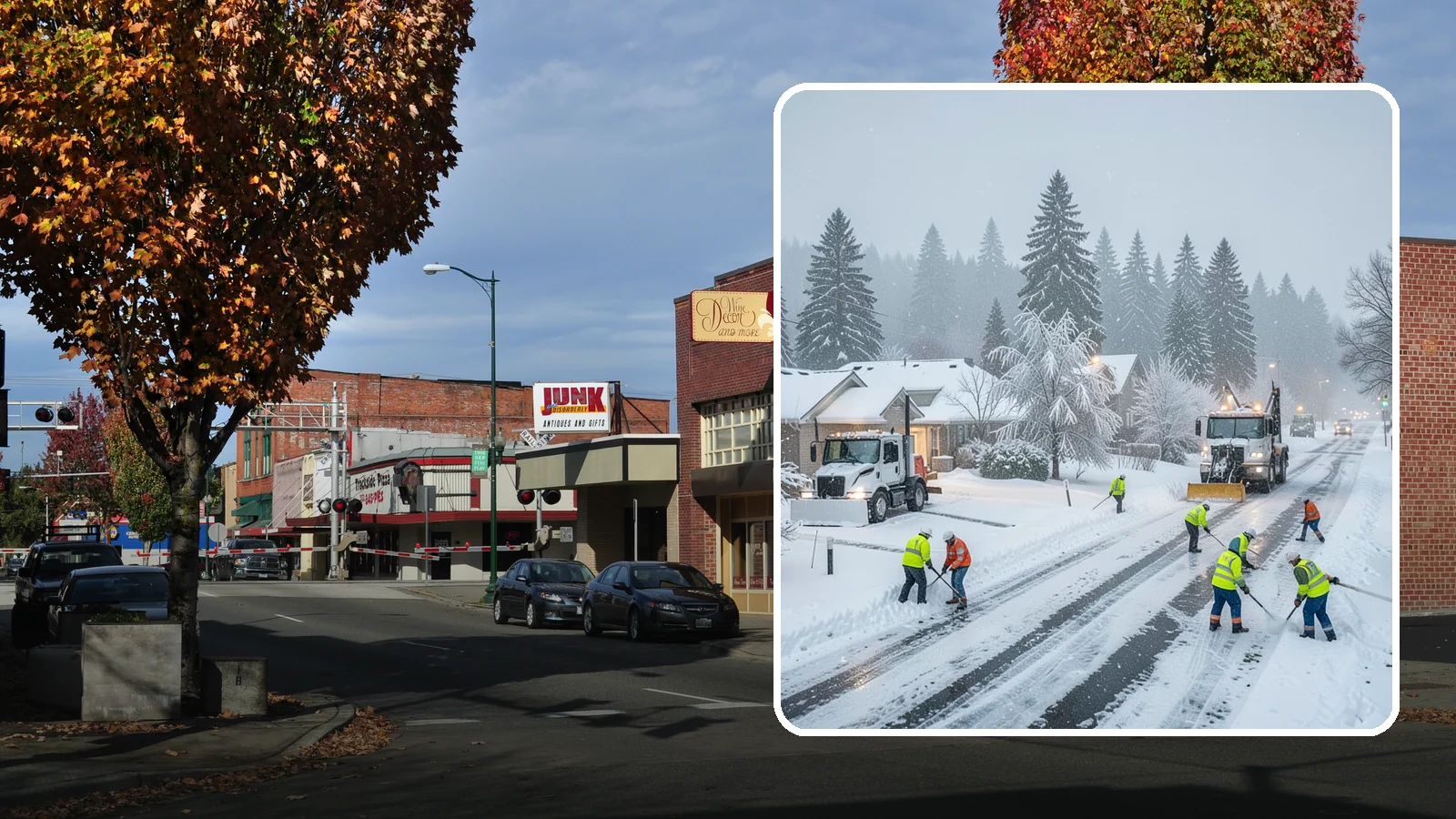 Winter Storm Cleanup in Puyallup, Pierce County, WA - After a winter storm passes, we handle the full cleanup so your driveway, lot, and walkways are clear and safe again.