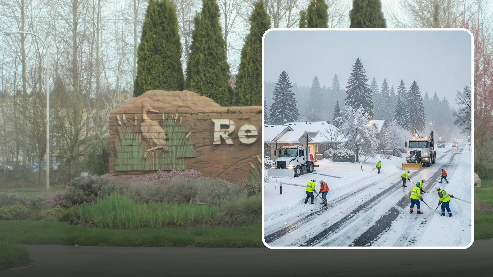 Winter Storm Cleanup in Renton, King County, WA - After a winter storm passes, we handle the full cleanup so your driveway, lot, and walkways are clear and safe again.