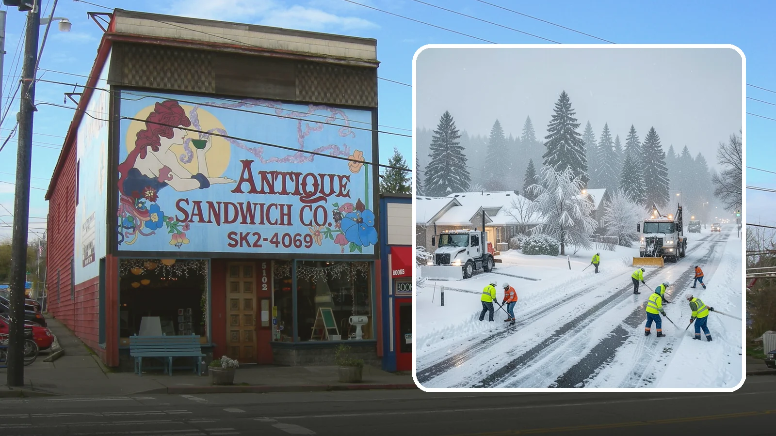 Winter Storm Cleanup in Ruston, Pierce County, WA - After a winter storm passes, we handle the full cleanup so your driveway, lot, and walkways are clear and safe again.