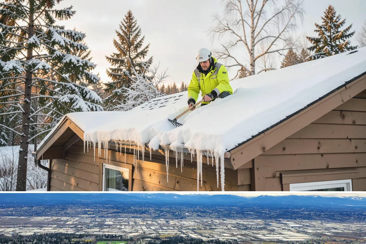 Winter Storm Cleanup in SeaTac, King County, WA - Cleanup demand peaks in the days following each significant snowfall from late November through February.