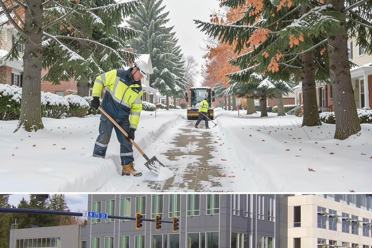 Winter Storm Cleanup in Shoreline, King County, WA - Cleanup demand peaks in the days following each significant snowfall from late November through February.