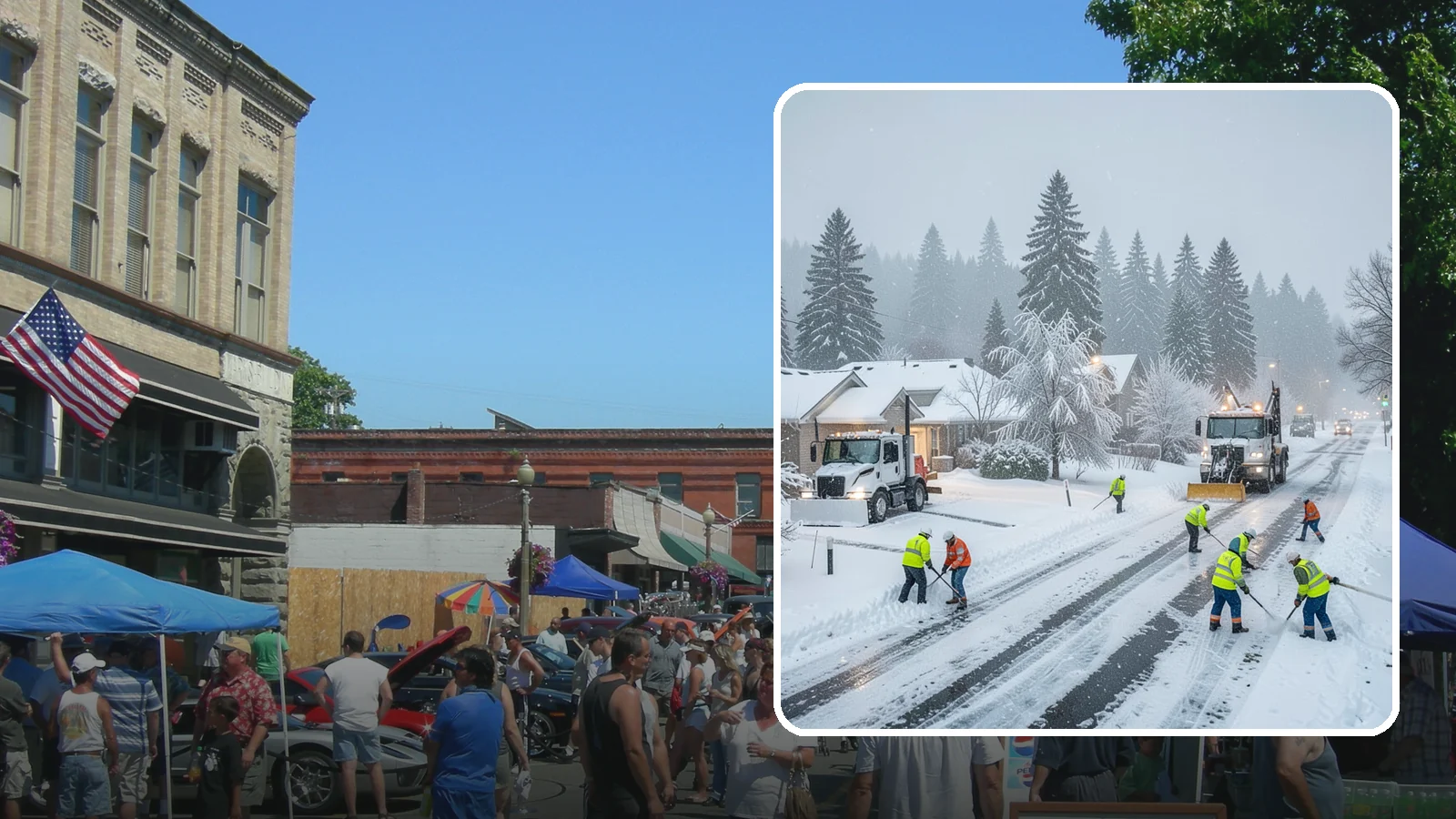 Winter Storm Cleanup in Snohomish, Snohomish County, WA - After a winter storm passes, we handle the full cleanup so your driveway, lot, and walkways are clear and safe again.