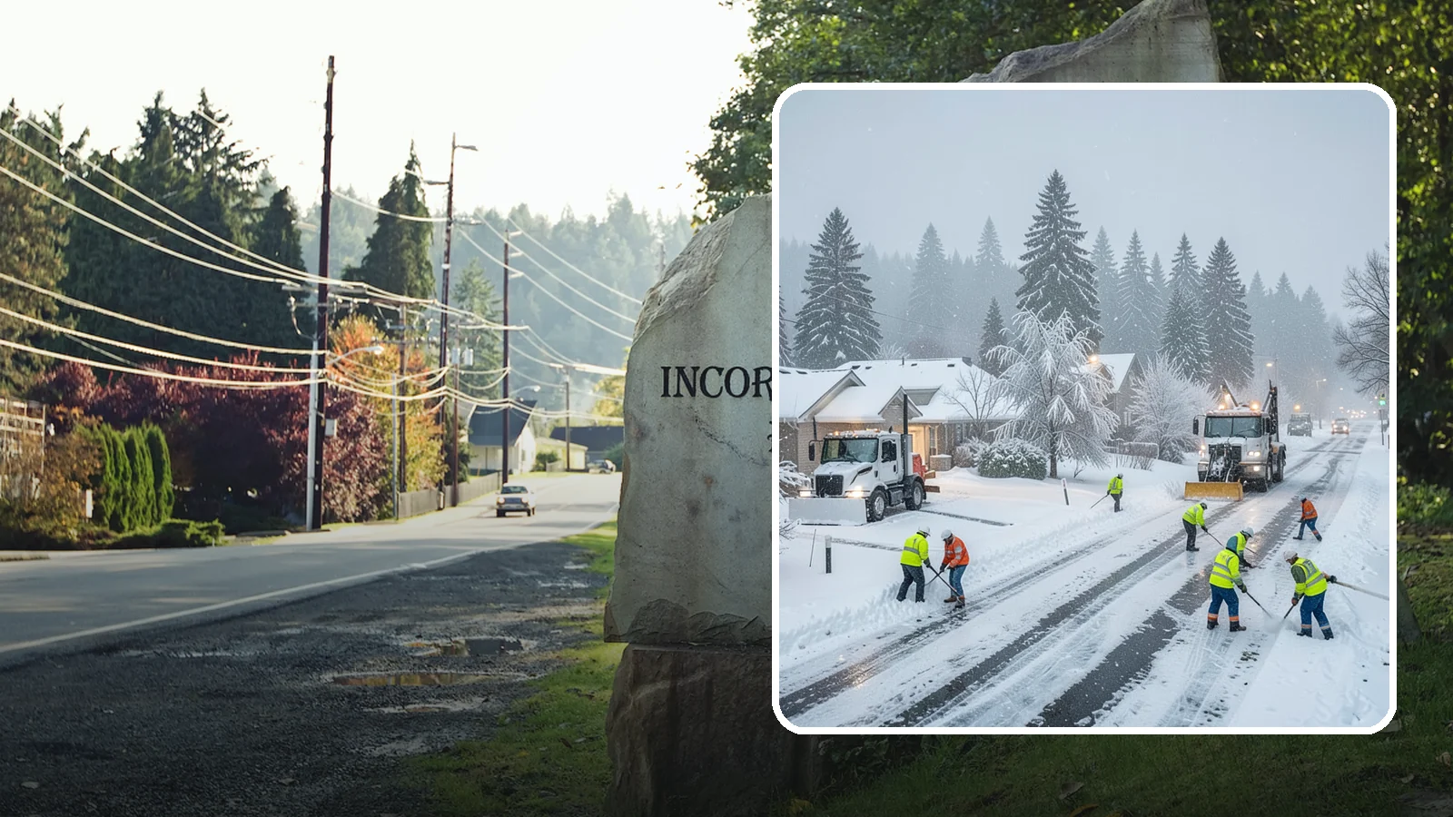 Winter Storm Cleanup in Wilkeson, Pierce County, WA - After a winter storm passes, we handle the full cleanup so your driveway, lot, and walkways are clear and safe again.