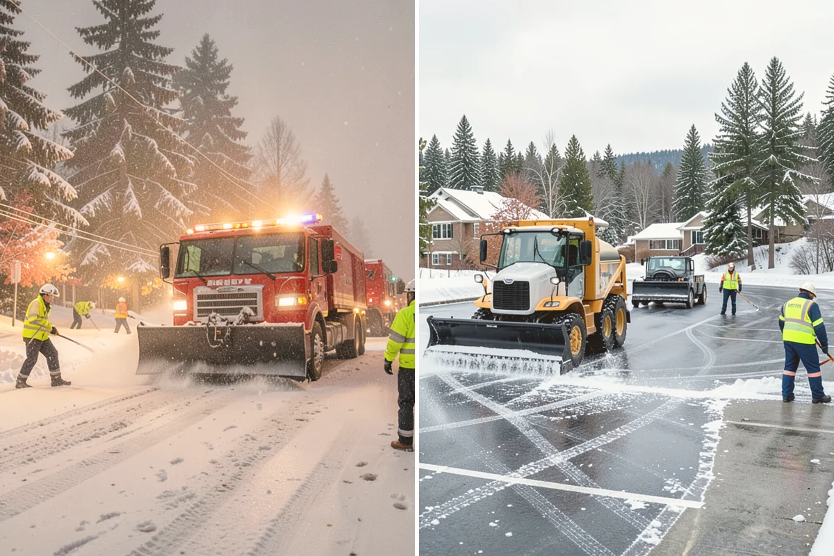 Winter Weather Consulting in Bellevue, King County, WA - Conduct an on-site assessment of drainage, traffic, and risk points