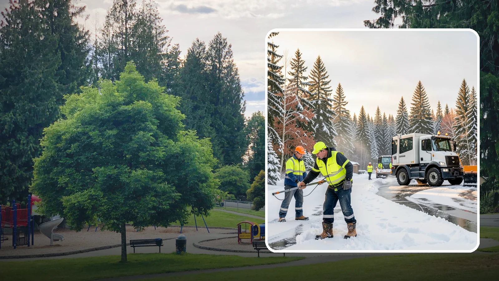 Winter Weather Consulting in Bonney Lake, Pierce County, WA - We help Western Washington property owners plan for winter with site assessments, response strategies, and budgets tailored to...