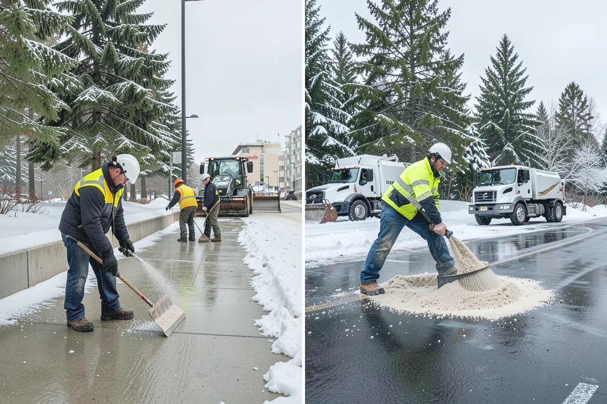 Winter Weather Consulting in Bonney Lake, Pierce County, WA - Conduct an on-site assessment of drainage, traffic, and risk points