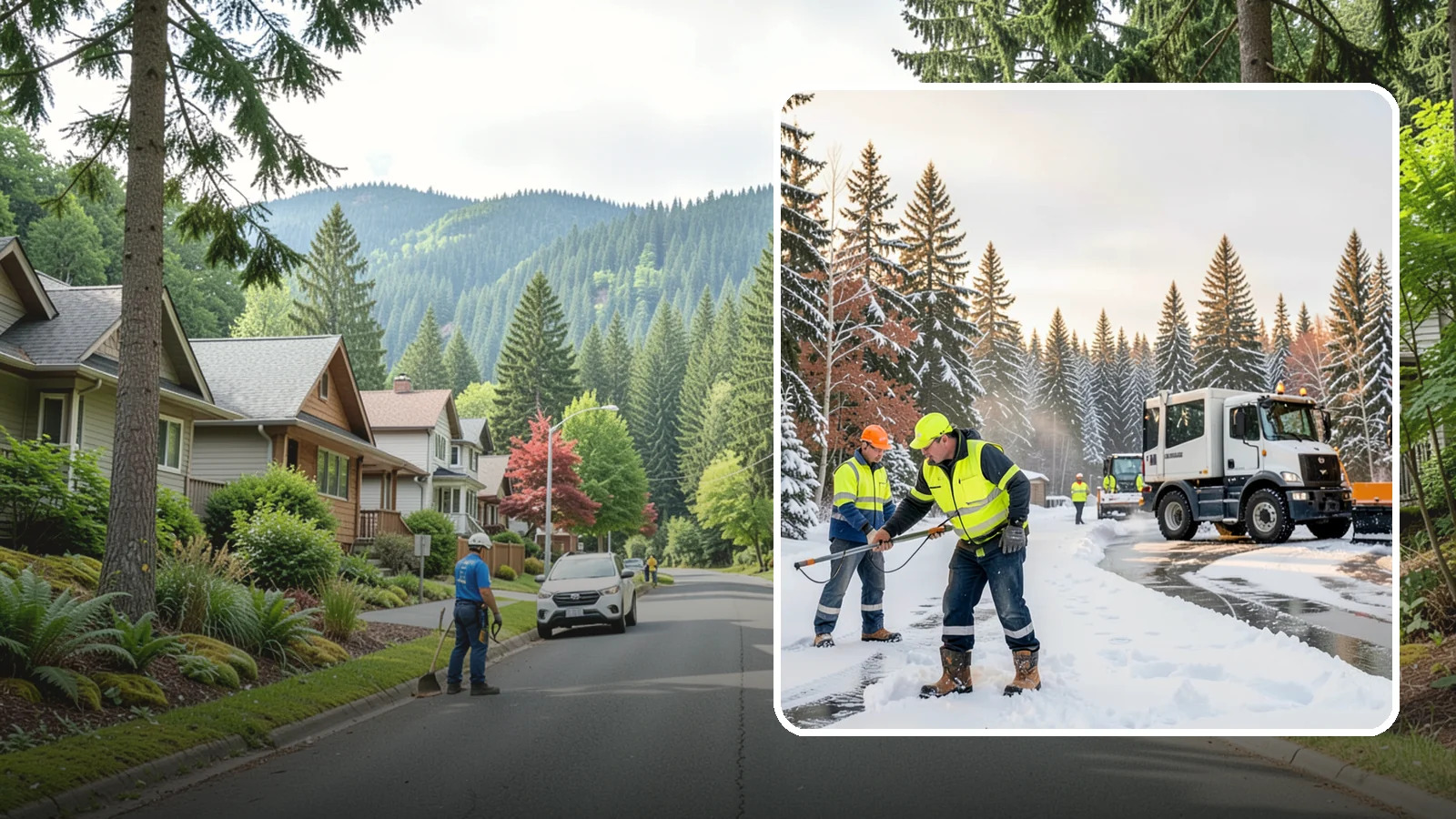 Winter Weather Consulting in Darrington, Snohomish County, WA - We help Western Washington property owners plan for winter with site assessments, response strategies, and budgets tailored to...