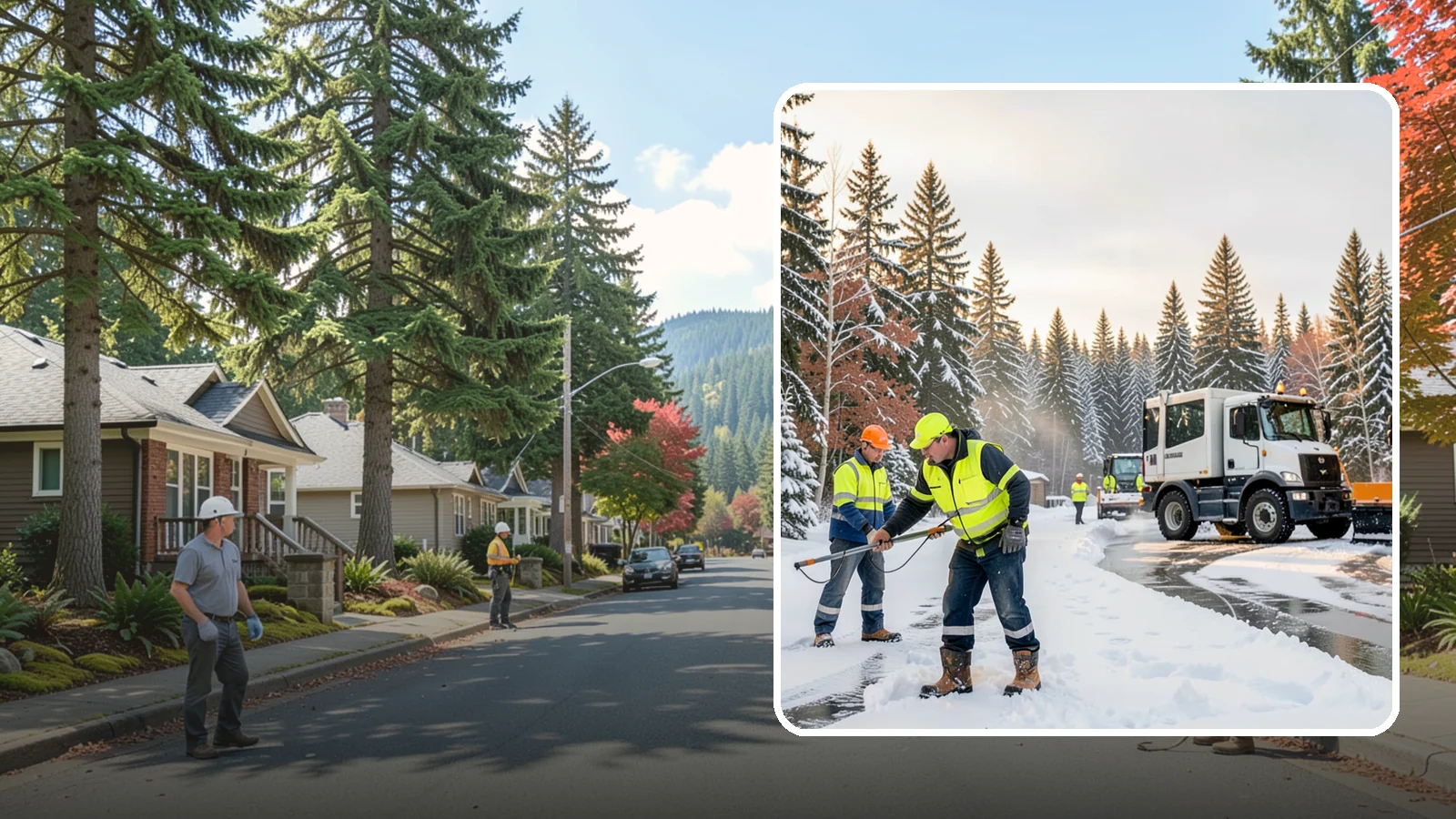 Winter Weather Consulting in Hunts Point, King County, WA - We help Western Washington property owners plan for winter with site assessments, response strategies, and budgets tailored to...