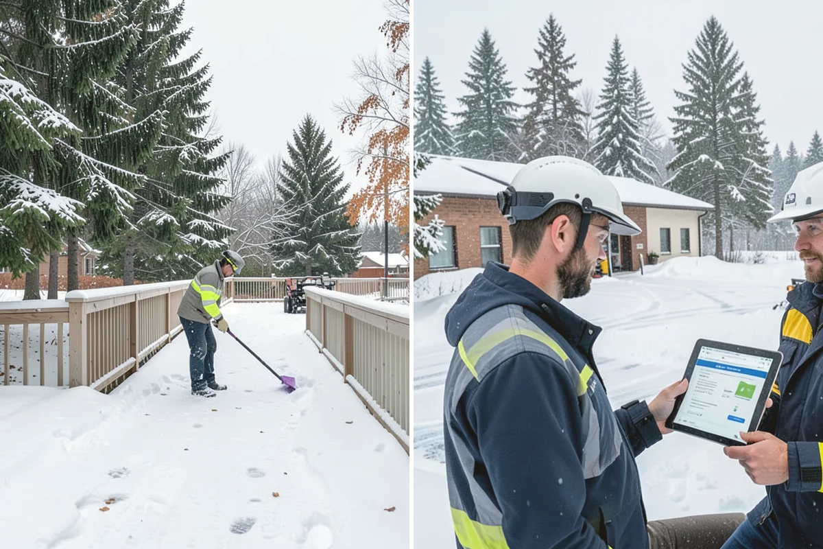 Winter Weather Consulting in Monroe, Snohomish County, WA - Conduct an on-site assessment of drainage, traffic, and risk points