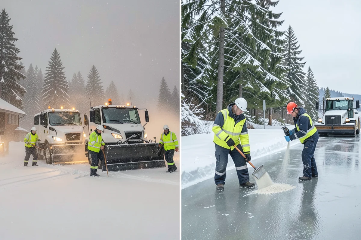 Winter Weather Consulting in South Prairie, Pierce County, WA - Conduct an on-site assessment of drainage, traffic, and risk points