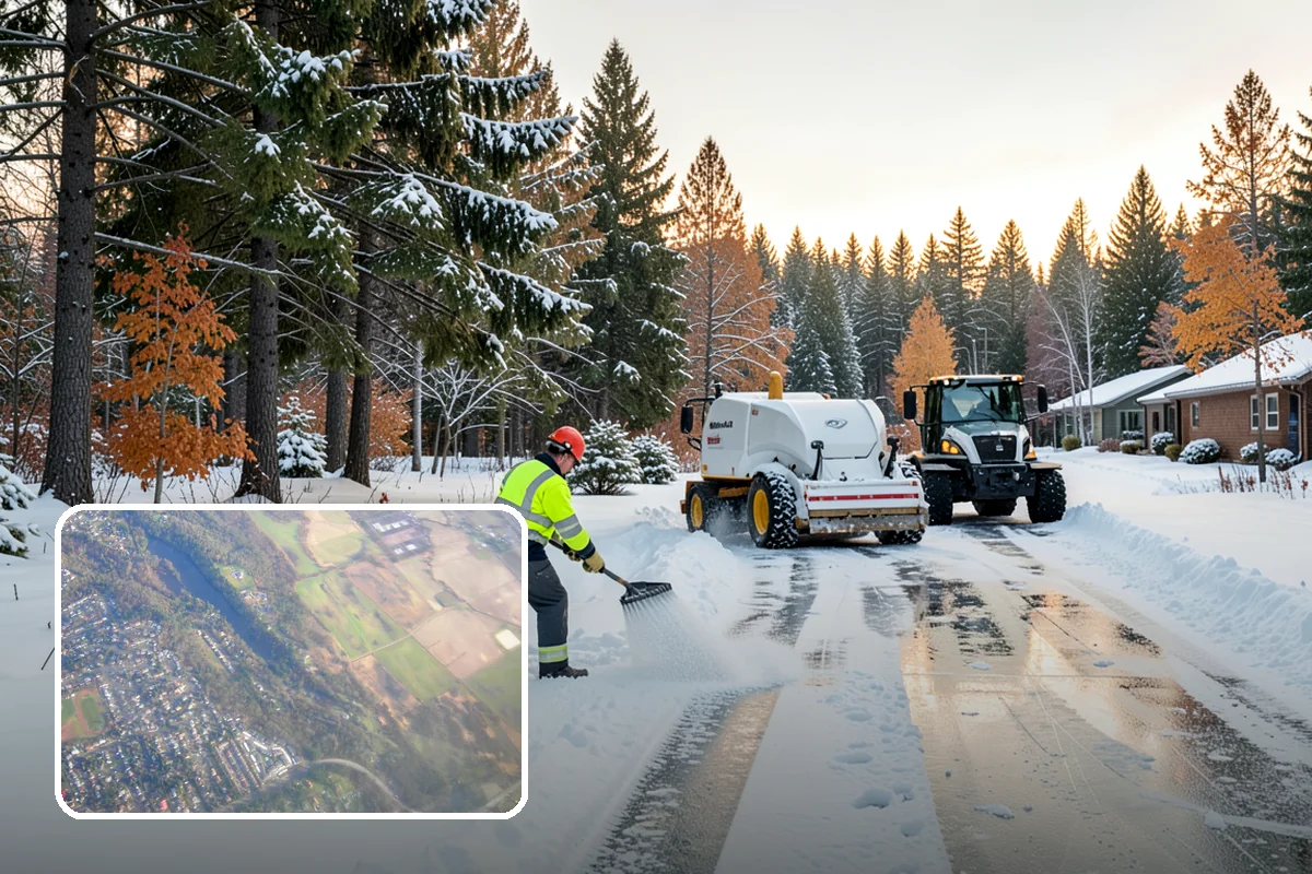 Zero-Tolerance Snow Service in Algona, King County, WA - Surfaces held bare throughout the entire storm