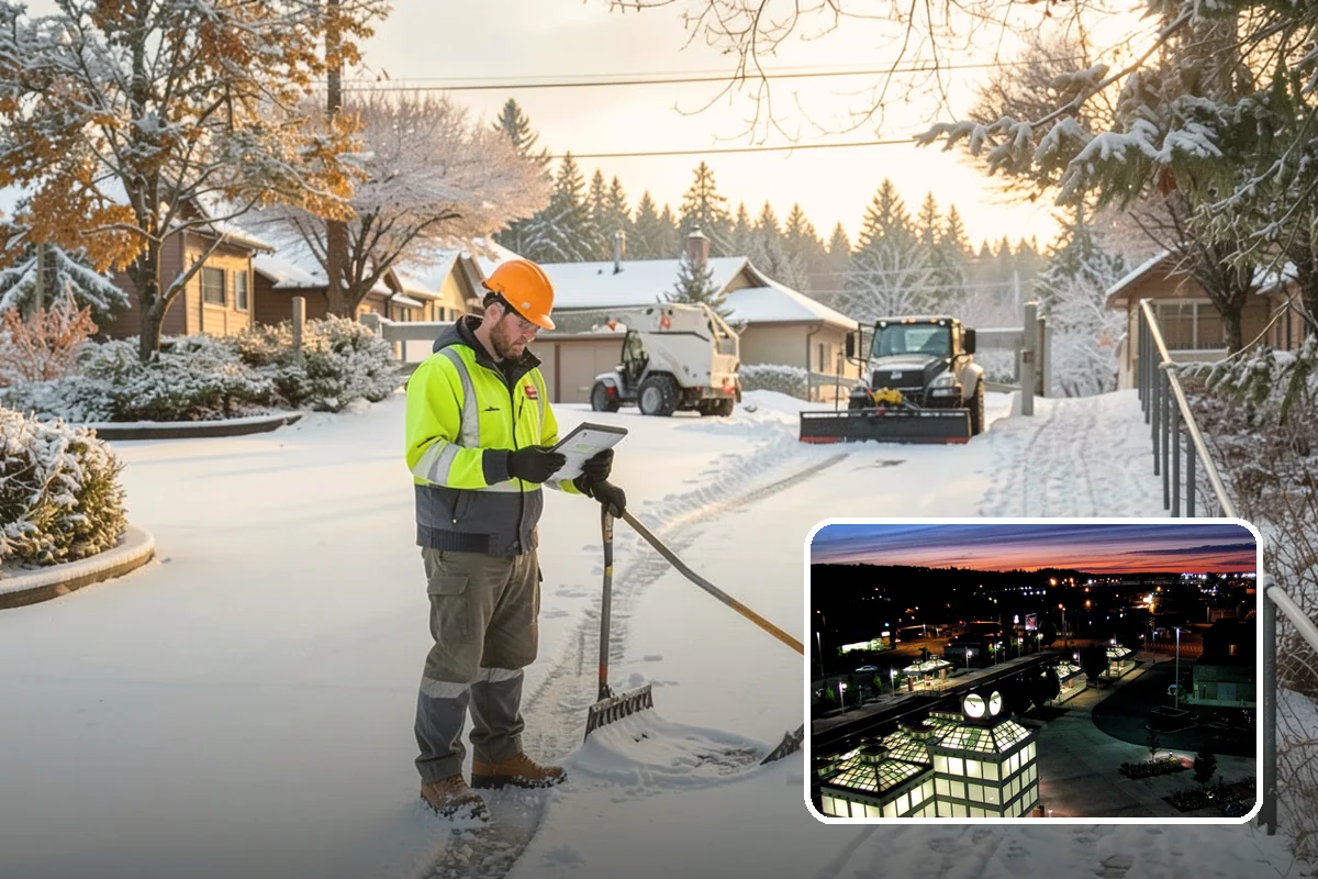 Zero-Tolerance Snow Service in Auburn, King County, WA - Surfaces held bare throughout the entire storm
