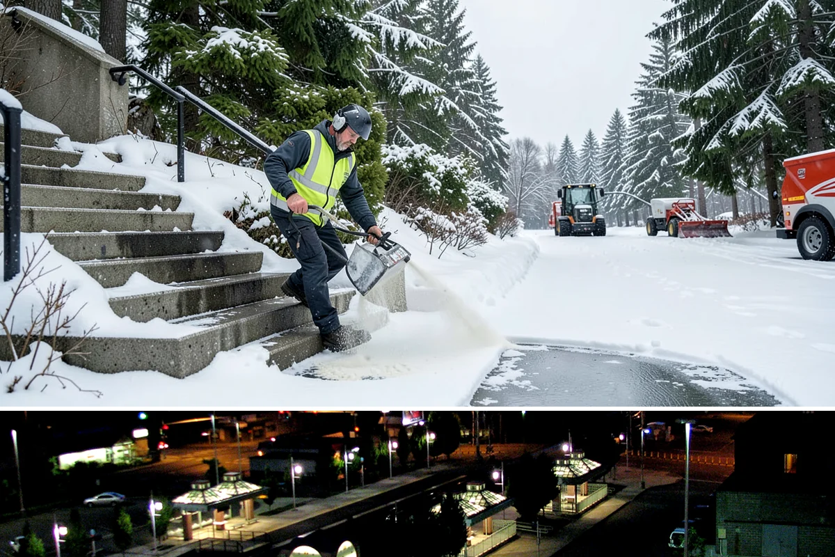 Zero-Tolerance Snow Service in Auburn, King County, WA - Contracts are arranged before winter begins, typically by early November, to guarantee crew availability for every event.